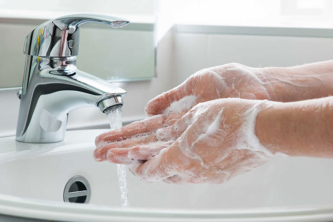 6 Bước rửa tay thường quy 
