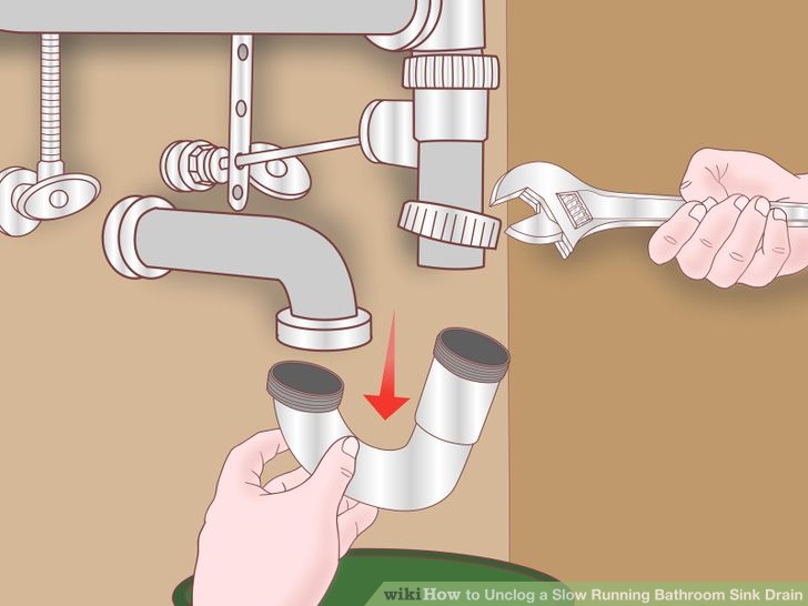 xử lý tắc bồn rửa bát bằng cách thông ống thoát nước 4